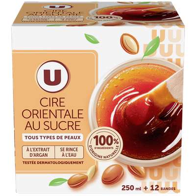 Cire dépilatoire orientale au sucre, U (250 ml)