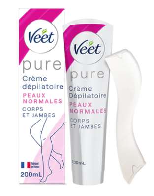Crème dépilatoire minima peaux normales, Veet (200 ml)
