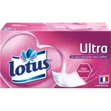Boite de mouchoirs blancs Ultra Résistant, Lotus (x 72)