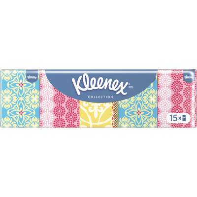 Etuis de 9 mouchoirs Mini Collection, Kleenex (x 15)