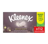 Boite de mouchoirs ultrasoft Maxi Pack, Kleenex (x 112)