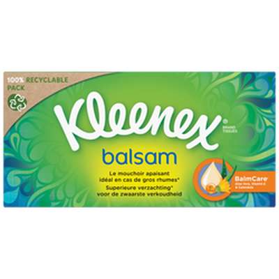 Boîte de mouchoirs Balsam, Kleenex (x 64)