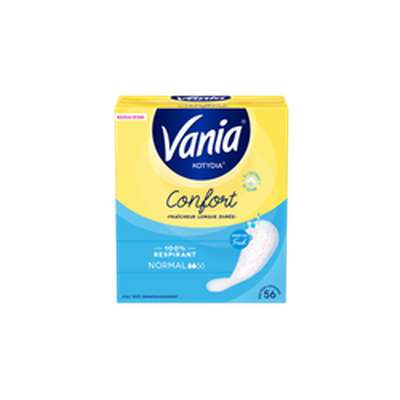 Protège-slips Confort Normal Fresh sans parfum, Vania (x 56)