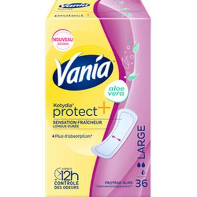 Protège-slips Kotydia Protect+ aloé véra Large, Vania (x 36)