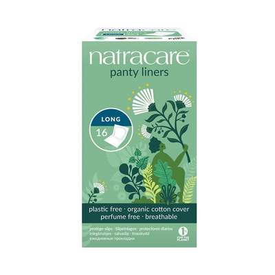 Protège slip long emballé individuellement BIO, Natracare (x 16)