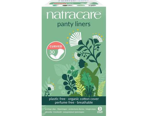 Protège slip naturel curved BIO, Natracare (x 30)