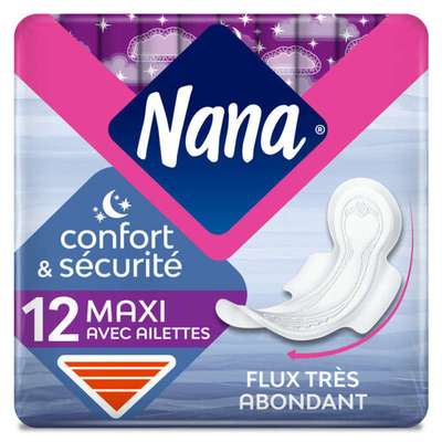 Serviettes Goodnight Maxi, Nana (x 12)