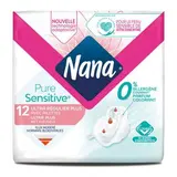 Serviettes pure sensitive avec ailettes Normal+, Nana (x 12)