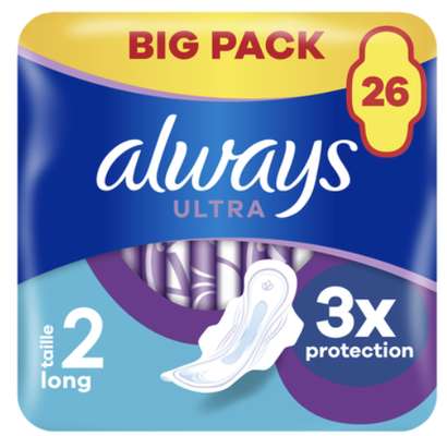Serviettes jour ultra long, Always (x 26)
