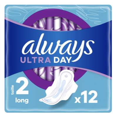 Serviettes Ultra Long Plus, Always (x 12)