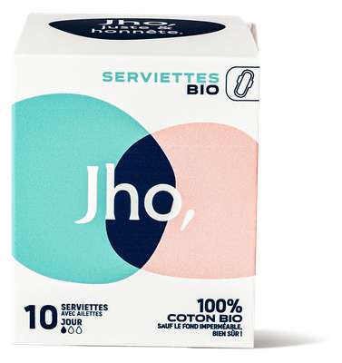 Serviettes Normal Jour, JHO (x 10)