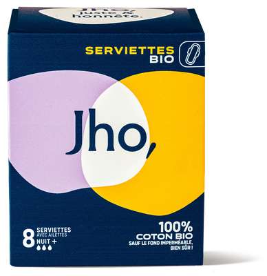 Serviettes Super Nuit, JHO (x 8)