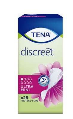 Serviettes pour incontinence ultra mini plus, Tena Lady (x 24)