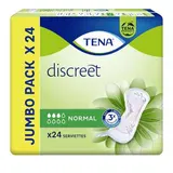 Serviettes pour incontinence discreet normal, Tena Lady (x 24)