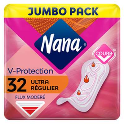 Serviette Ultra Régulier, Nana (x 32)