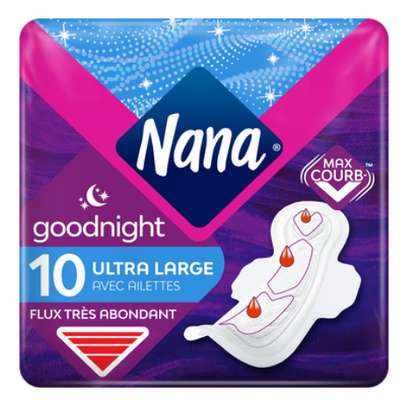 Serviettes Ultra Goodnight, Nana (x 10)