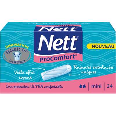 Tampons ProConfort mini, Nett (petite boîte de 24 tampons)