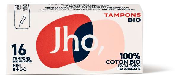 Tampons sans applicateur - Mini, JHO (x 16)