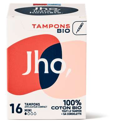 Tampons avec applicateur compact - Mini, JHO (x 16)