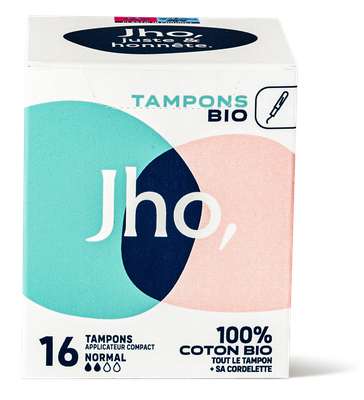 Tampons avec applicateur compact - Normal, JHO (x 16)