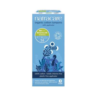 Tampon normal avec applicateur BIO, Natracare (x 16)