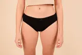 Culotte menstruelle flux normal en coton bio T42 - noire, JHO (x 1)
