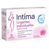 Lingettes intimes à l'hammamélis, Intima x 16