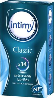 Préservatifs lubrifiés, Intimy (x 14)