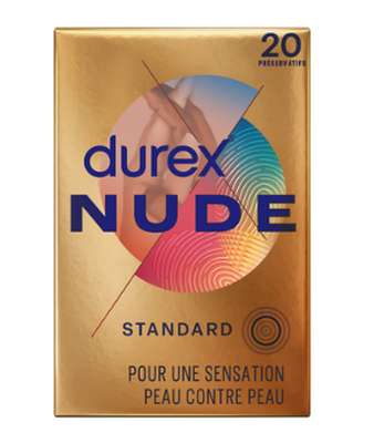Préservatifs nude, Durex (x 20)