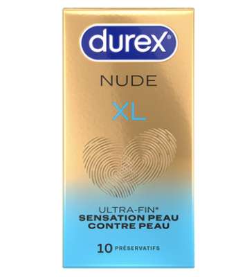 Préservatifs nude extra fins, Durex (x 10)