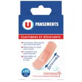Pansements élastiques et ultra résistants, U (x 20)