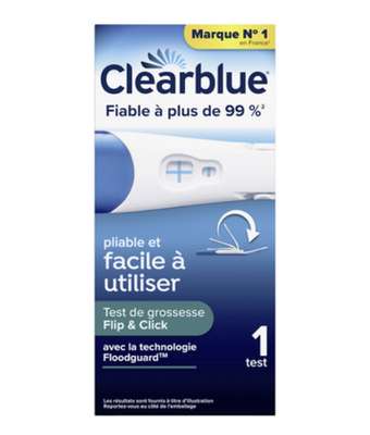Test de grossesse pliable, Clearblue (x 1)