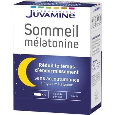 Mélatonine Sommeil, Juvamine x 30 gélules