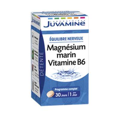 Magnésium marin et vitamine B6, Juvamine x 30