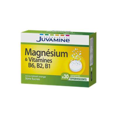 Magnésium & vitamines B6,B2,B1, Juvamine x 30