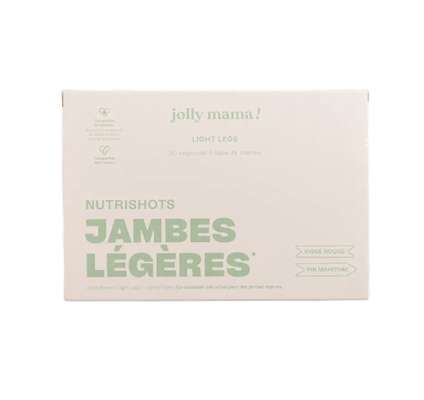 Ampoules jambes légères grossesse et allaitement, Jolly Mama (x 20)