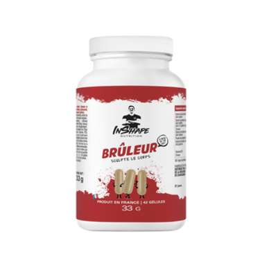 Brûleur de graisse à base de thé vert, InShape Nutrition (42 gélules, 33 g)