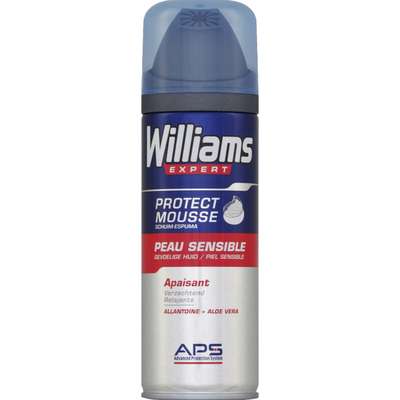 Mousse à raser pour peaux sensibles, Williams (200 ml)