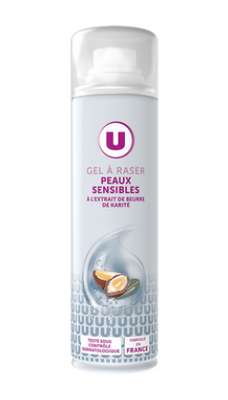Gel à raser pour femme pour peaux sensibles, U (200 ml)