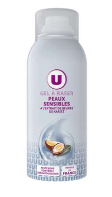Gel à raser femme peaux sensibles extrait beurre de karité, U (75 ml)