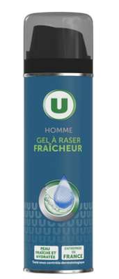 Gel à raser homme fraîcheur atomiseur, U (200 ml)