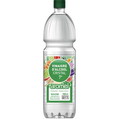 Vinaigre blanc cristal Aromel, Melfor (1 L)
