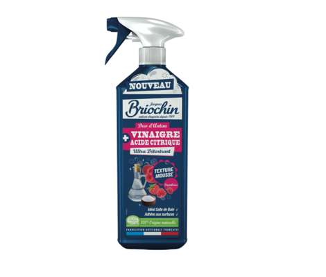 Mousse détartrante vinaigre parfum framboise, Briochin (750 ml)