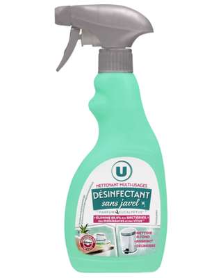 Nettoyant désinfectant multi-usages sans javel, U (500 ml)
