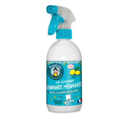 Nettoyant ménager anti-calcaire au vinaigre et citron, Paulette (500 ml)