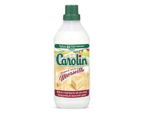 Nettoyant pour tous les types de sols au savon de Marseille, Carolin (1 L)