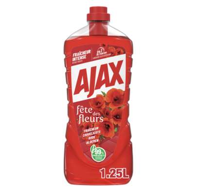 Nettoyant ménager fête des fleurs coquelicots, Ajax (1.25 L)