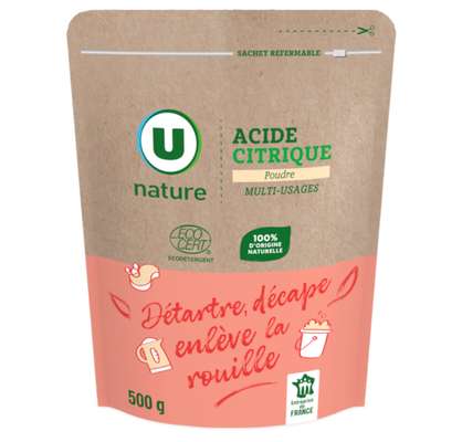 Acide citrique en poudre, U (500 g)