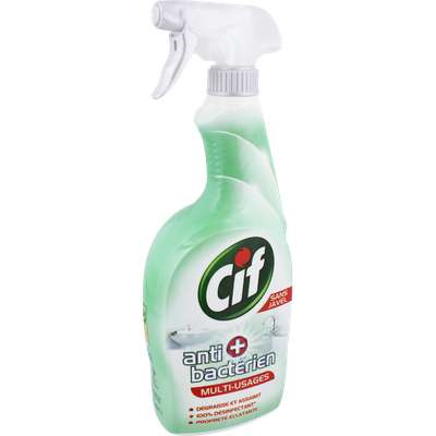 Nettoyant ménager anti-bactérien sans javel, Cif (750 ml)