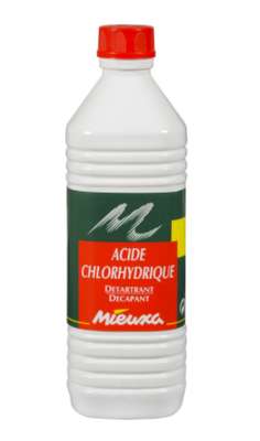Acide Chlorydrique détartrant décapant, Mieuxa (1 L)